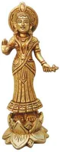 Radha Ji Brass Statue Hindu Goddess Deity Idol Home Temple Vastu Puja 6.6 Inch - Picture 1 of 4