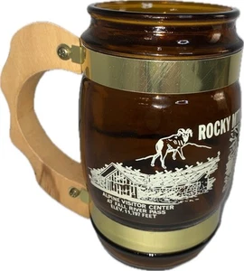 Gute Vintage Siesta Ware Rocky Mountain Nationalpark Colorado, Braunglas - Bild 1 von 8