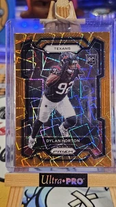 2023 Panini Prizm Dylan Horton Orange Lazer Rookie Houston Texans #340 - Picture 1 of 2