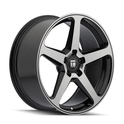 20x9 Touren TF96 黑色加工车轮 5x120 (35 毫米) — 第 1/4 张图片
