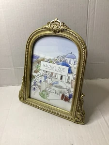 Rachel Zoe goldener Bilderrahmen ~ passt 5"x7" Foto - Bild 1 von 4