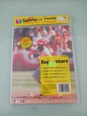  1989 MLB SUPERSTAR PHOTOS Greenwell Ozzie Smith Hershisher Winfield #4 Of 6 - Image 1 of 2