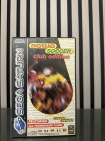 Actua Soccer Club Edition Sega Saturn 1997 PAL Complete with Manual