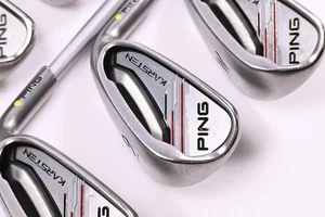 Ping Karsten 2014 Irons / 6-PW / Yellow Dot / Senior Flex Ping KS 401 Shafts - Picture 1 of 7