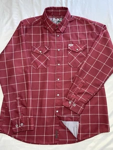 Dixxon Flannel Co. Long Sleeve Shirt Underground Mens XL Biker Rockabilly Work - Picture 1 of 8