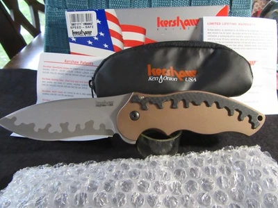 Kershaw Tyrade 1850. Titanium. Carbon Fiber. Composite Blade. Super Rare. NIB - Image 1 of 4