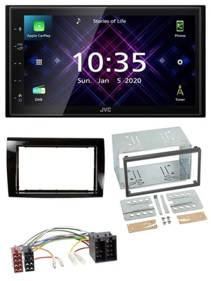JVC DAB 2DIN MP3 Bluetooth USB Autoradio für Fiat Bravo (ab 2007) - Bild 1 von 4