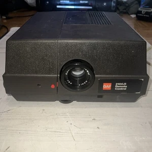 GAF 2100.R Remote Control Slide Projector Model 386-M8 Tested - Picture 1 of 11