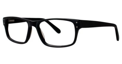 MODERN OPTICAL BMEC BIG CHEESE MEN'S EYEGLASSES 60-20-155 BLACK W/ SOFT CASE