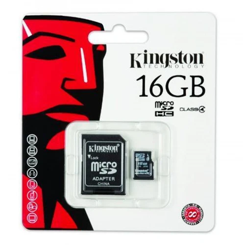 Kingston Micro SD 16 GB Scheda di Memoria