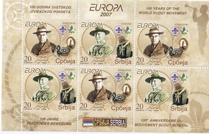 Serbia - 2007 - Europa  -  Centenario del movimiento  SCOUT - MNH - Imagen 1 de 1