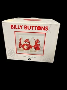 VTG Dept 56 Billy Buttons Candle Holder For 3" Pillar Snowman Red Sweater - Picture 1 of 10