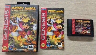 1994 Sega Genesis: Mickey Mania: The Timeless Adventures of Mickey Mouse CIB - Image 1 of 4