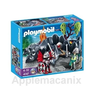Playmobil Toy Play Set 4147 Dragons Knights Rock Red Green Treasure - Picture 1 of 1