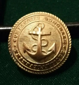 BOUTON COMPAGNIE GÉNÉRALE TRANSATLANTIQUE CGT / PAQUEBOTS PACKAGE BUTTON 20 mm - Imagen 1 de 3