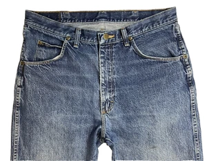 Wrangler Men's Classic Straight Rugged Blue Jeans Size 32 X 30 100% Cotton - Picture 1 of 10