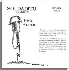 Eddie Aleman - Soldadito + Soldier - 7" 45 RPM Single! - Imagen 1 de 2