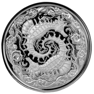 2024 - Samoa Seahorse - Scottsdale Mint 1 oz .999 Fine Silver Coin PP LIKE - Bild 1 von 3