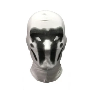 WATCHMEN Rorschach 's Mask Cosplay Costume Hood Balaclava Hood Props Halloween - Picture 1 of 4