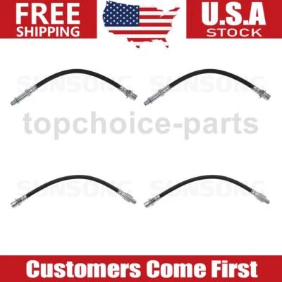 Línea de freno de manguera de freno delantera trasera 4 piezas para Cadillac Fleetwood 1965 1966 1967 Foto 1 de 4