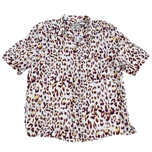 AllSaints Leado Hemd Animal Print Button Down Gr. XL - Bild 1 von 6