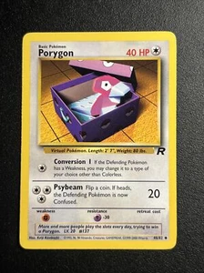 Porygon 48/82 UC TCG Team Rocket Pokemon Card NM - Picture 1 of 3