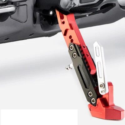 1 pieza Aleación de Aluminio Moto Soporte Lateral Moto Accesorio Calidad Nuevo Foto 1 de 4