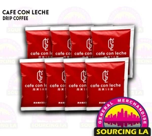 Café Con Leche Drip Coffee – Medium Roast Latin | Creamy | Set of 8 - Picture 1 of 2
