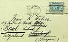AUSTRALIA 1931 POSTED IN OVERSEAS BOX GPO COVER W/ 3d REDIRECTED TO SWITZERLAND