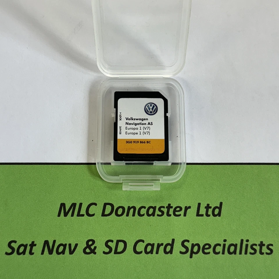 Genuine Volkswagen V7 Satellite Navigation SAT NAV SD Card 3G0 919 866 BC - Image 1 of 1