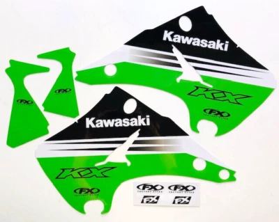 Gráficos de fábrica Effex SR3 Kawasaki KX125 KX 250 KX 125 250 03 04 05 06 07 08 Foto 1 de 2