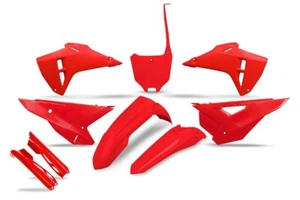 Kit plastiche UFO plast HONDA CRF 250 450 R 2025 Cross Motard + parasteli rosso - Foto 1 di 1
