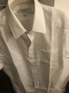 Galleria Collection By Enro Shirt Size 15 Medium Short-Sleeve Button Up Fre ๐ - Picture 1 of 14