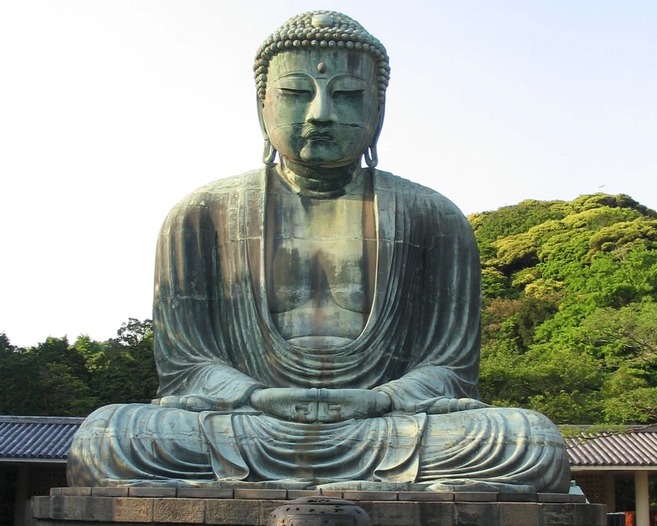 The Great Buddha of Kamakura in Japan 8x10 Photo Picture - Image 1 of 1