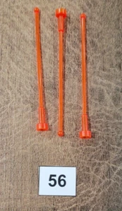 Lego Antena Transparente 3 Piezas Naranja - Imagen 1 de 1