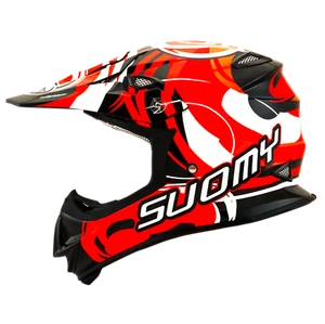 CASCO SUOMY MR JUMP VORTEX ROJO MX - ACU ESTAMPADO DORADO APROBADO - SU/MR-VO-ROJO - Imagen 1 de 2