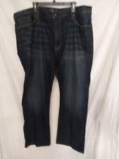 Men's Lucky Brand 181 Relaxed Straight 46x30 tag 47x29 actual Cotton Blend Jeans