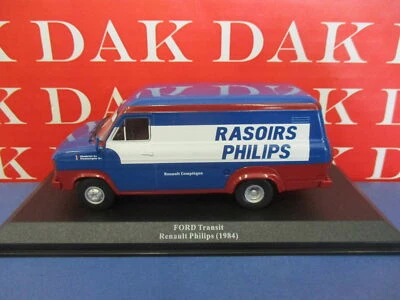 Die cast 1/43 Modellino Furgone Ford Transit MKII Team Rally Renault Philips 84 - Immagine 1 di 4