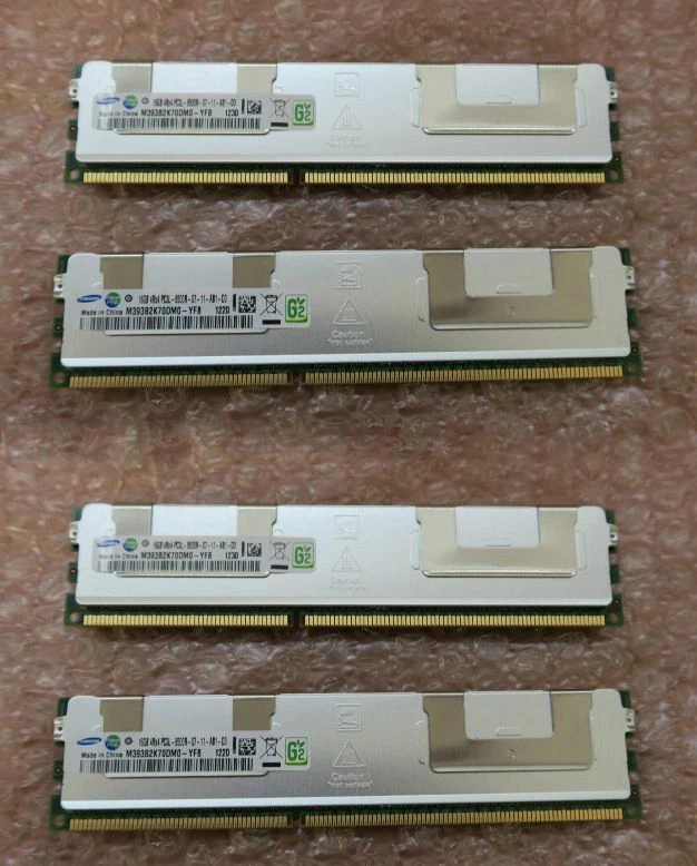 Fujitsu S26361-F4523-E645 L645 Primergy 64Gb 4 x 16Gb DDR3 PC3-8500  Reg - Image 1 of 1