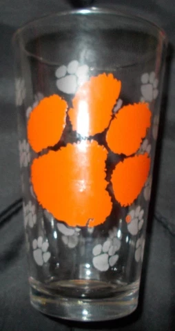 Clemson University Tigers Tiger Paw Glass, Nice shape Cover