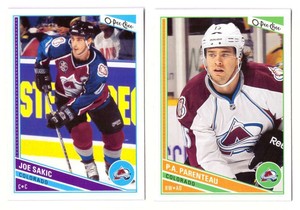 2013-14 O-Pee-Chee (Base 1-500 OPC) Hockey Team Set - Colorado Avalanche