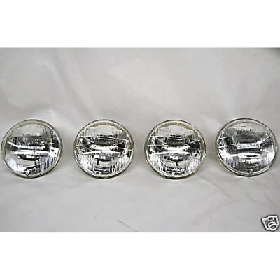 Juego de 4 faros halógenos de haz sellado de vidrio de 5-3/4" 5,75 Foto 1 de 4