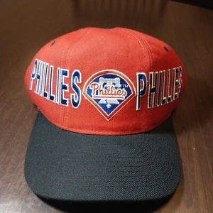 1990's  Starter Philadelphia Phillies Embroidered Logo Snapback Cap MLB Baseball - Picture 1 of 17