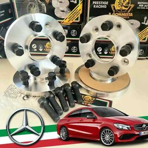 4 DISTANZIALI 20+20 mm +20 BULLONI NERI PER MERCEDES CLA W-177-245G W178-F2CLA - Imagen 1 de 4