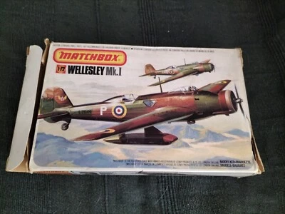 Vickers Wellesley Mk.I - Matchbox PK123. Box is damaged. Kit complete, unstarted - Immagine 1 di 4