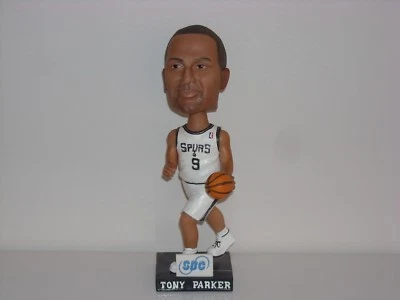 TONY PARKER San Antonio Spurs Bobble Head 2005 NBA SGA Limited Edition New** - Image 1 of 2