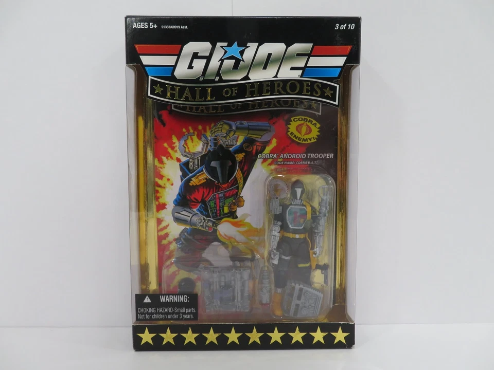 Gi Joe Cobra Bat Android Trooper Hall of Heroes 25th Anniversary Hasbro 2008