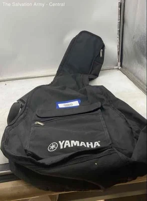 Yamaha Black Guitar Instrument Gig Bag Soft Case With Front Pocket & Handle - Image 1 of 4