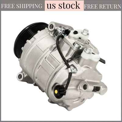 A/C Compressor Fit Mercedes-Benz CL500 CLK500 E500 5.0L 2003 2004 2005 2006 - Image 1 of 4