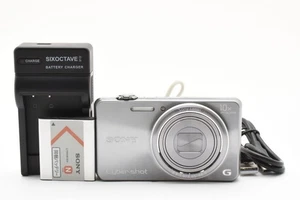 SONY Cyber Shot DSC-WX100 18.2MP 10x Compact Digital Camera Silver Tested - Picture 1 of 5